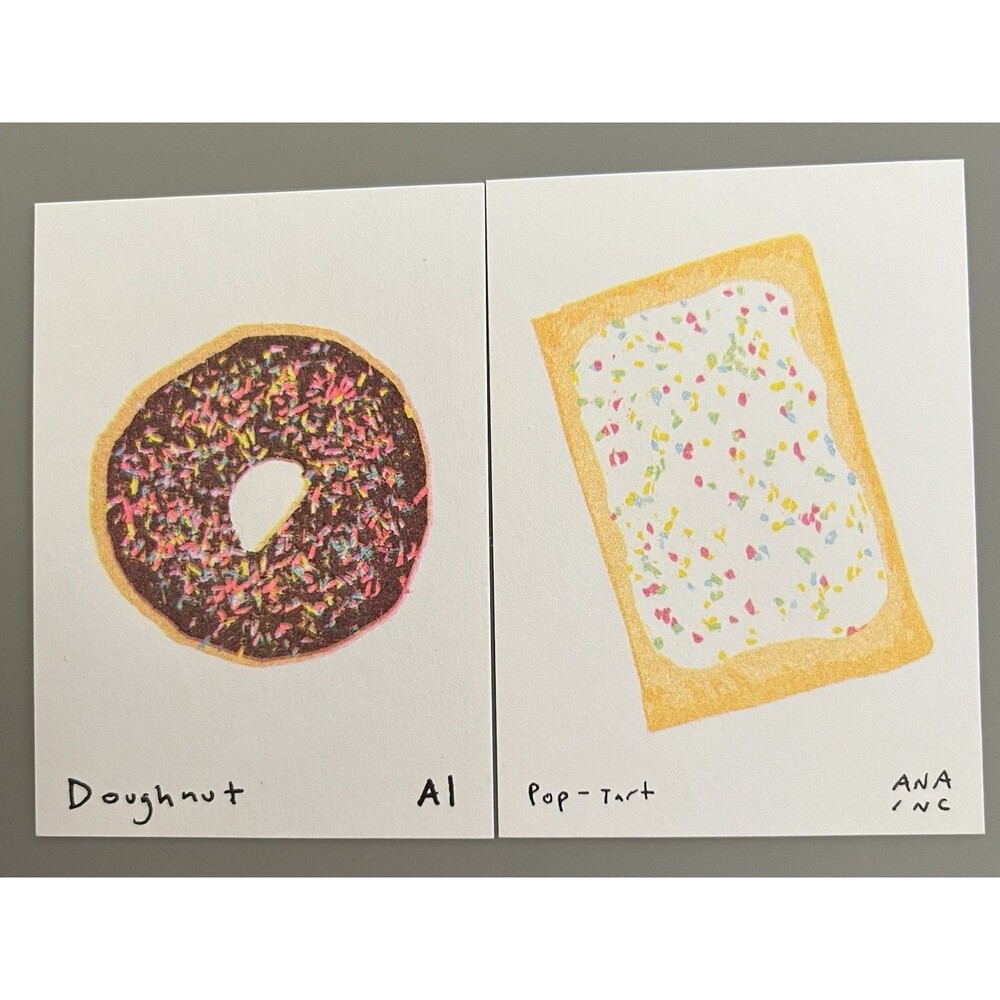Ana Inciardi Mini Print Set - Doughnut and Pop Tart